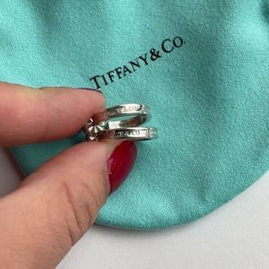 Tiffany & Co. Sterling Silver Small Hoop Earrings